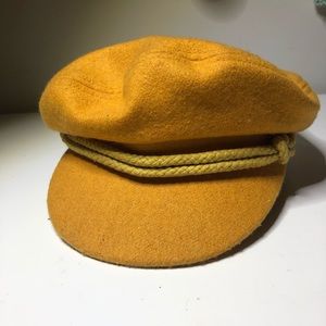 Mustard yellow BRIXTON captain hat
